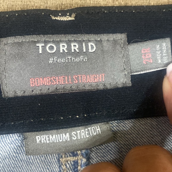 Torrid stretch jeans size 26R - Picture 3 of 5